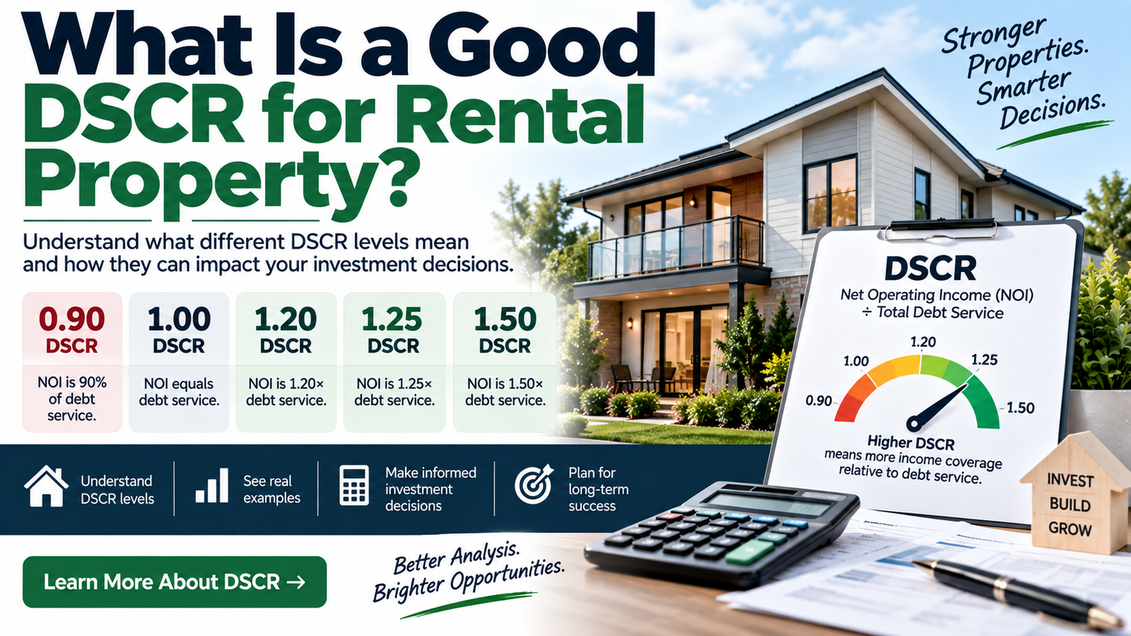 What is a good DSCR for rental property